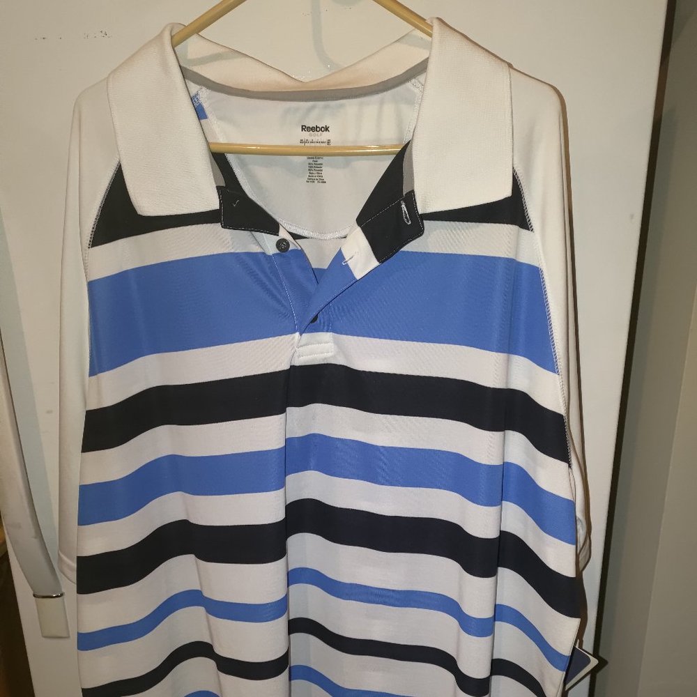 Mens Big and Tall Reebok Golf Shirt 3XLT